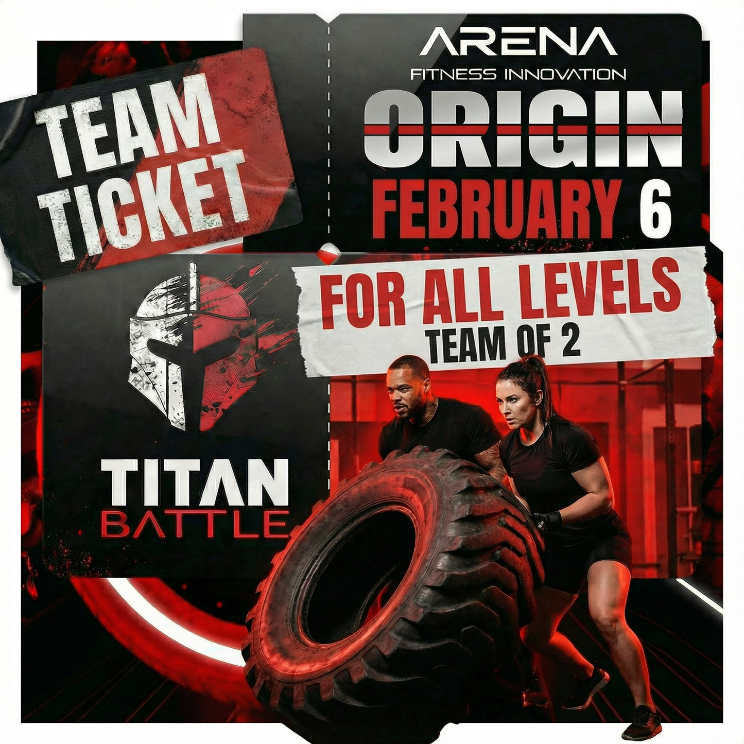 Origin - FOR ALL LEVELS - Team Ticket - February 6, 2026