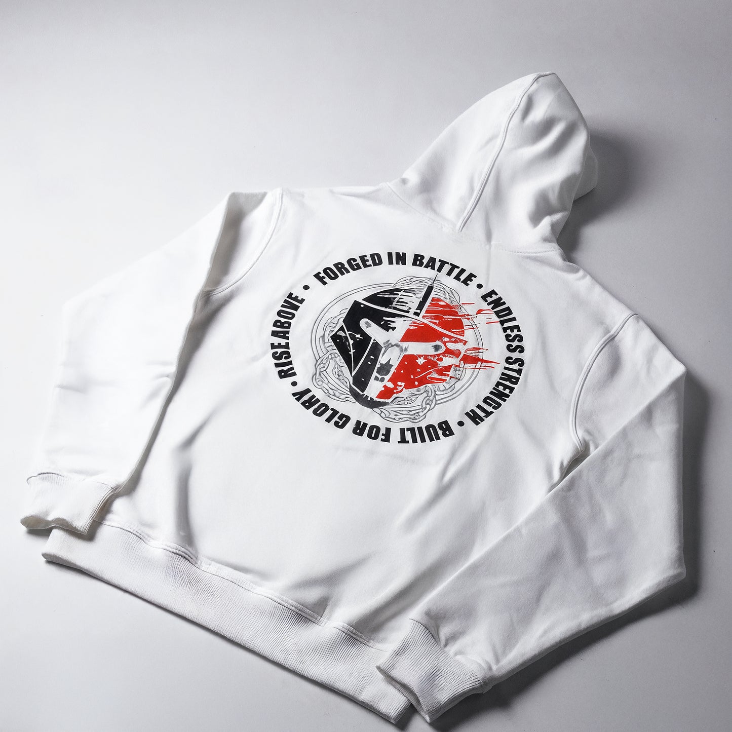 Forged Hoodie - Skull Edition - White 🔥