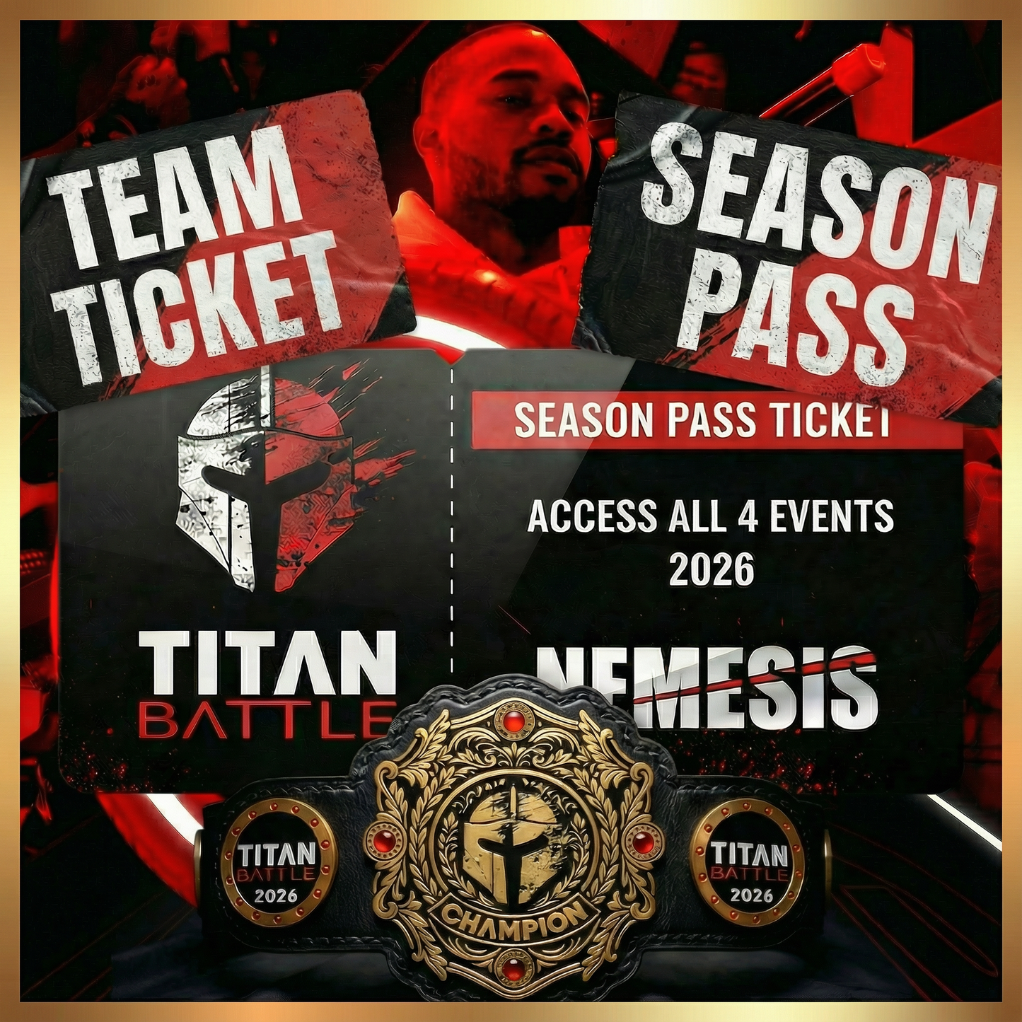 Nemesis Season Pass - Team Ticket - All 4 Events - 2026